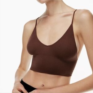 TALULA Toni Seamless Tank Clay XS Aritzia NWT